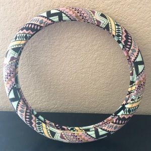 Aztec steering wheel cover